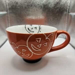 Starbucks 2007 Orange Jack O'Lantern Halloween Pumpkin Mug
